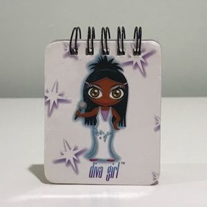 Vintage Diva Girl Funky Girlz Mini Notebook